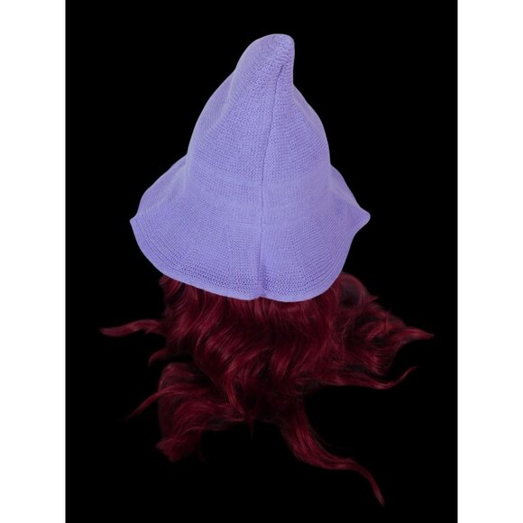 Lavender Woven Wool Blend Witch Hat - Adult Ritual & Everyday Wear - New - Picture 5 of 9